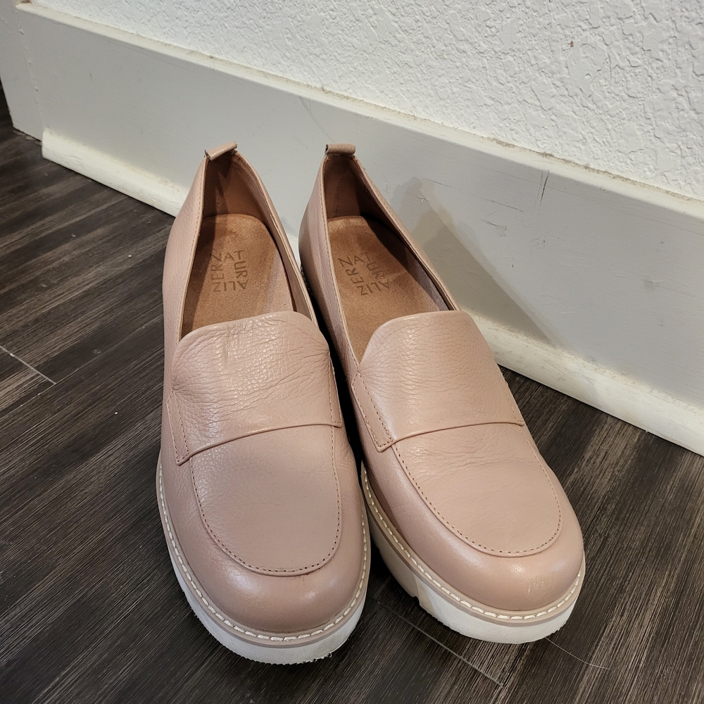 Natrualizer Darry Lug Sole Loafer, Vintage Mauve Leather Size 8.5 - Picture 2 of 4